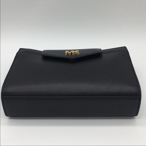 MICHAEL KORS MOTT LG CLUTCH XBODY BLACK - Picture 5 of 8